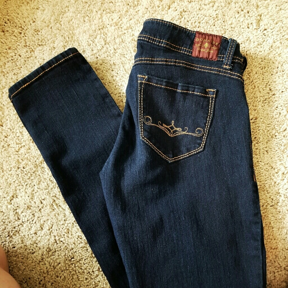 Domaine Dark Blue Skinny Jeans